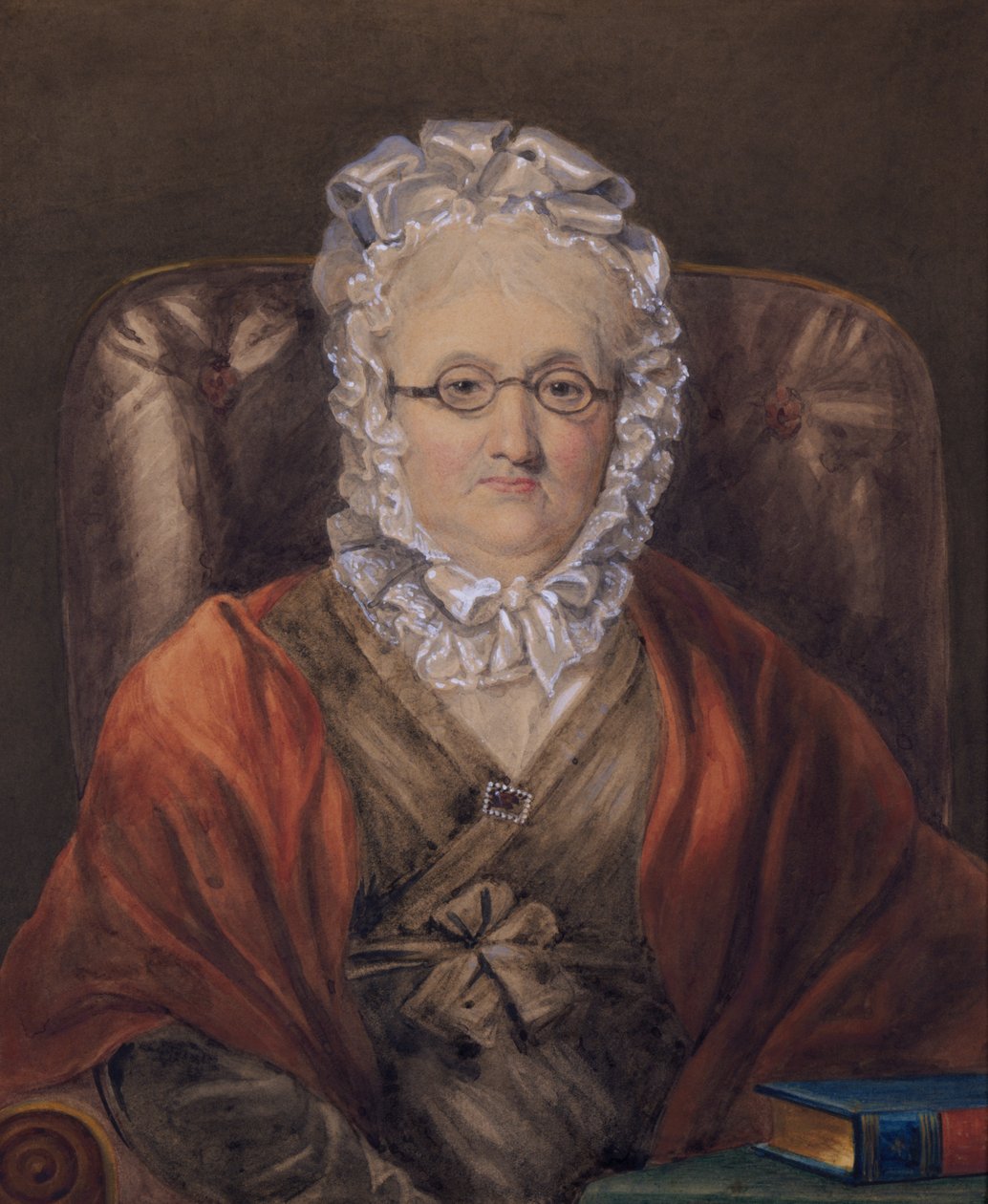 Mrs John Charles, enke etter løytnant Charles av Edward Pretty