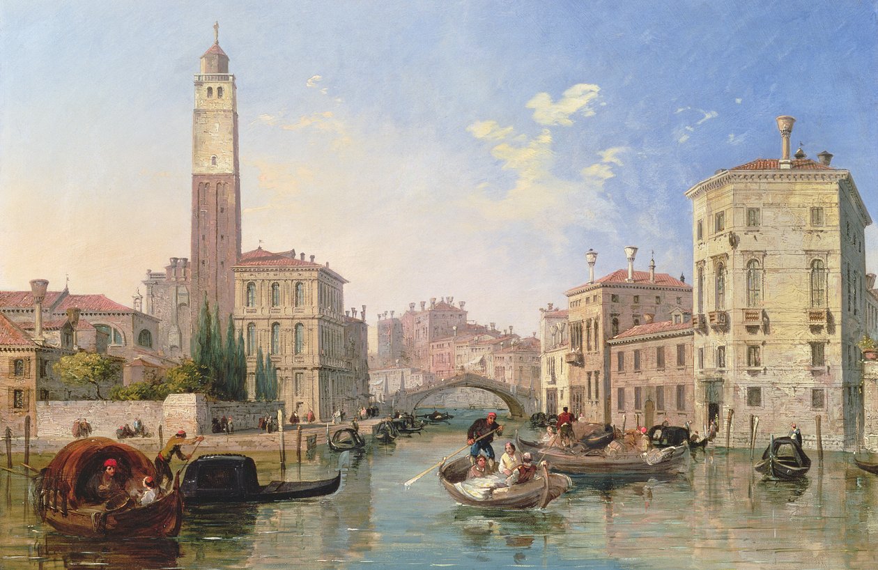 Grand Canal: San Geremia og inngangen til Canneregio av Edward Pritchett