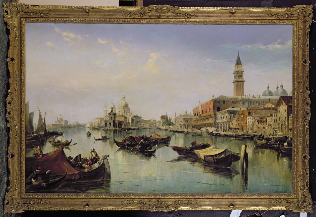 Bacino di San Marco, ser mot munningen av Canal Grande av Edward Pritchett