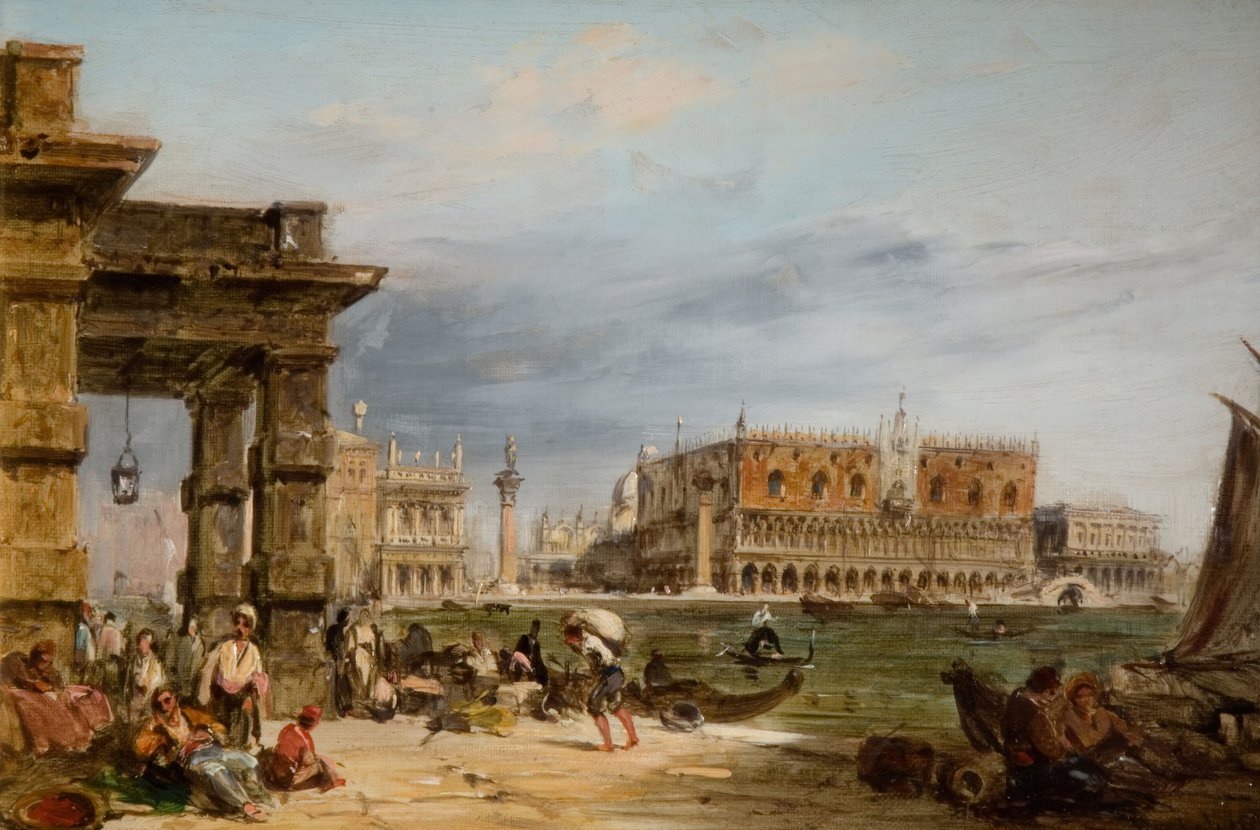 Rialto, Venezia, 1864. av Edward Pritchett