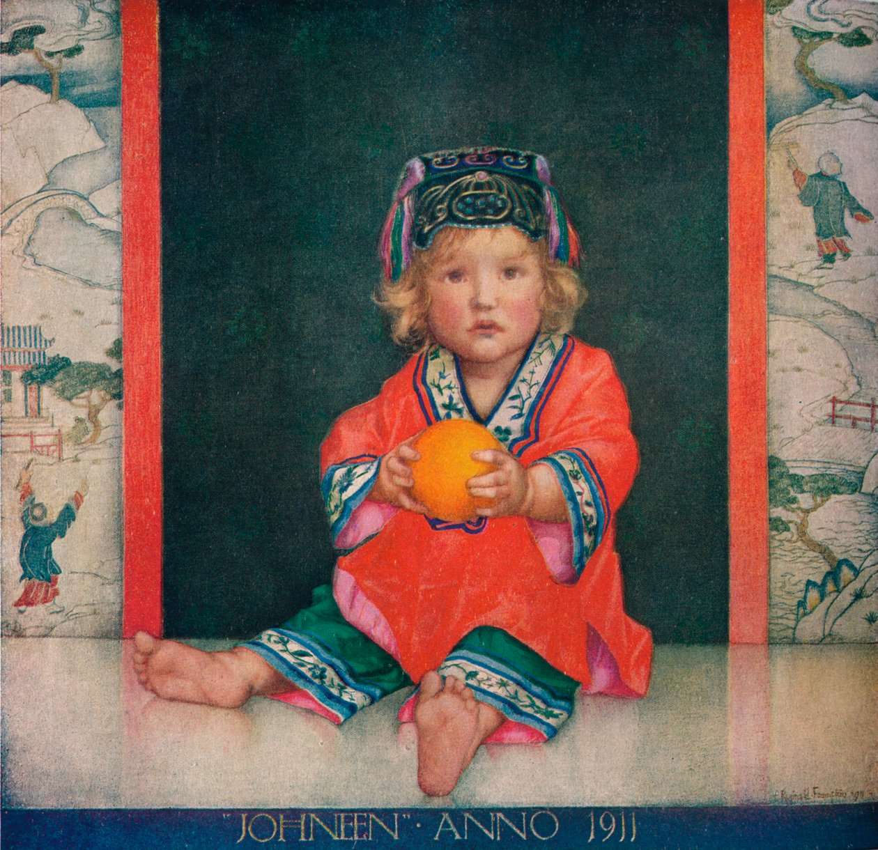 Johneen, sønn av Mr og Mrs. John Noble, 1911, 1919 av Edward Reginald Frampton