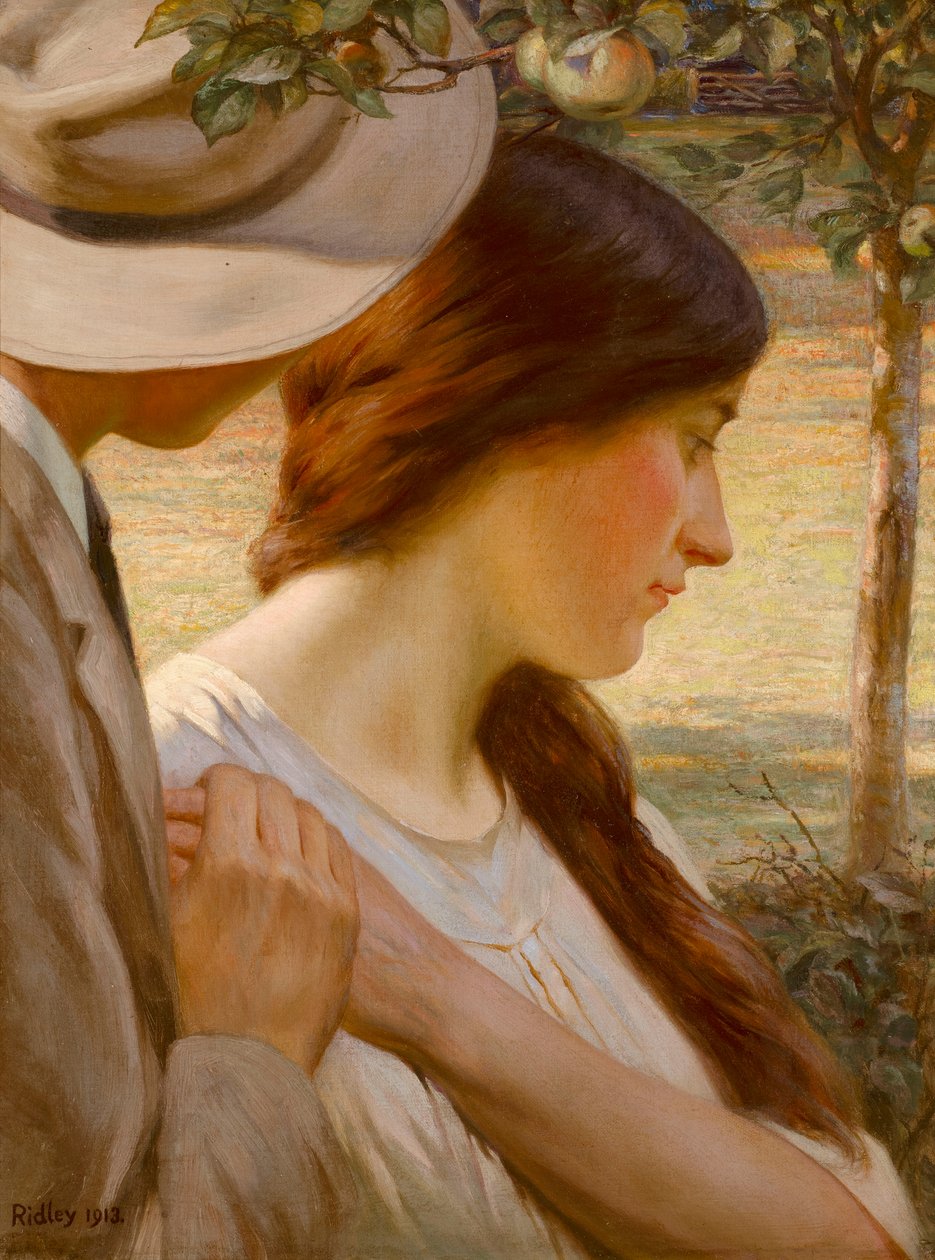 En skygge (olje på lerret) av Edward Ridley
