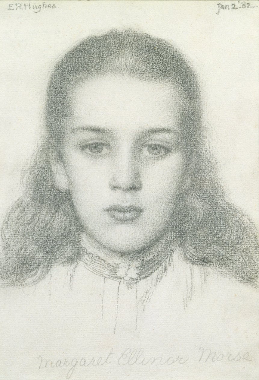Margaret Ellinor Morse, 2. januar 1882 av Edward Robert Hughes