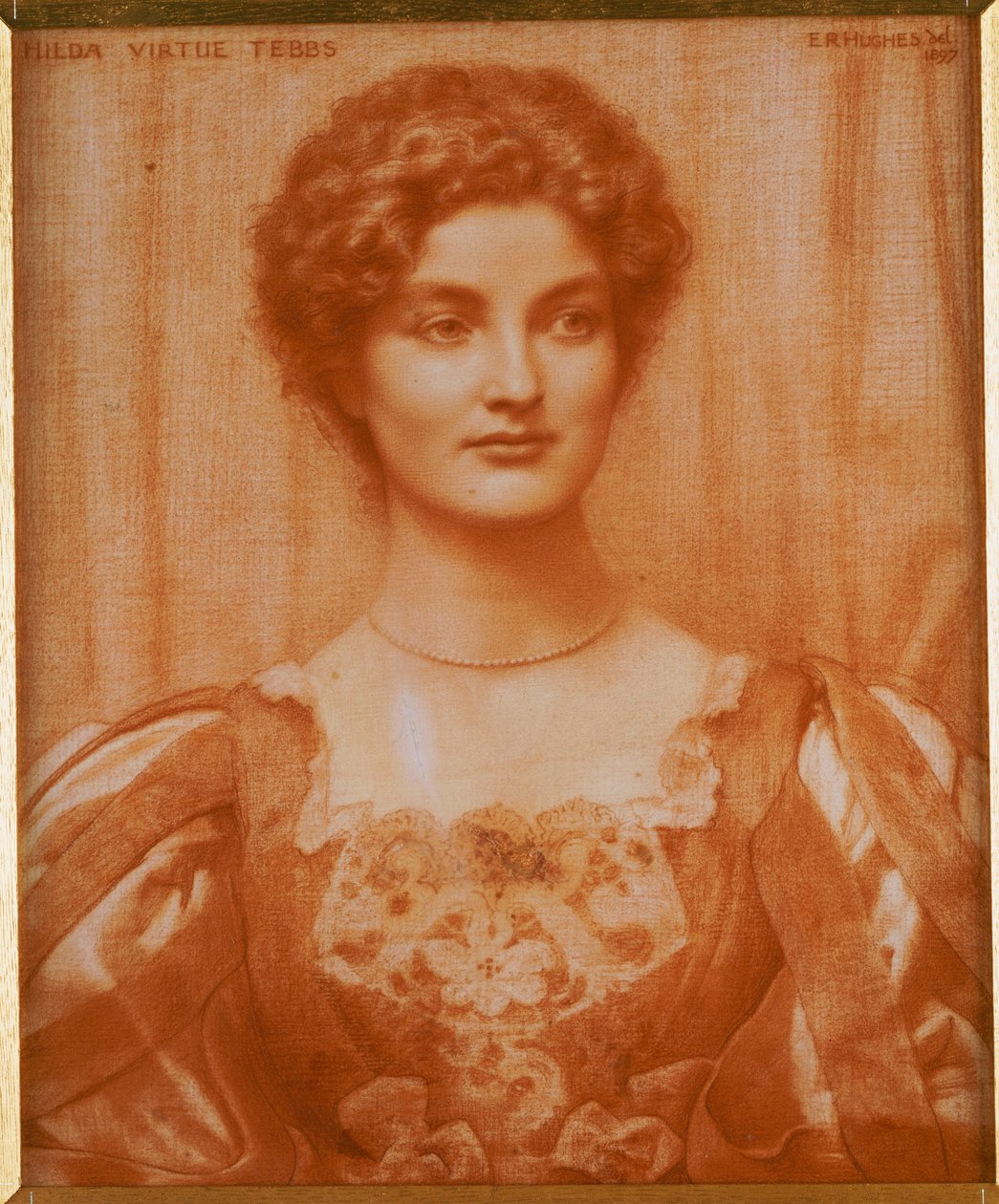 Portrett av Hilda Virtue Tebbs, 1897 av Edward Robert Hughes