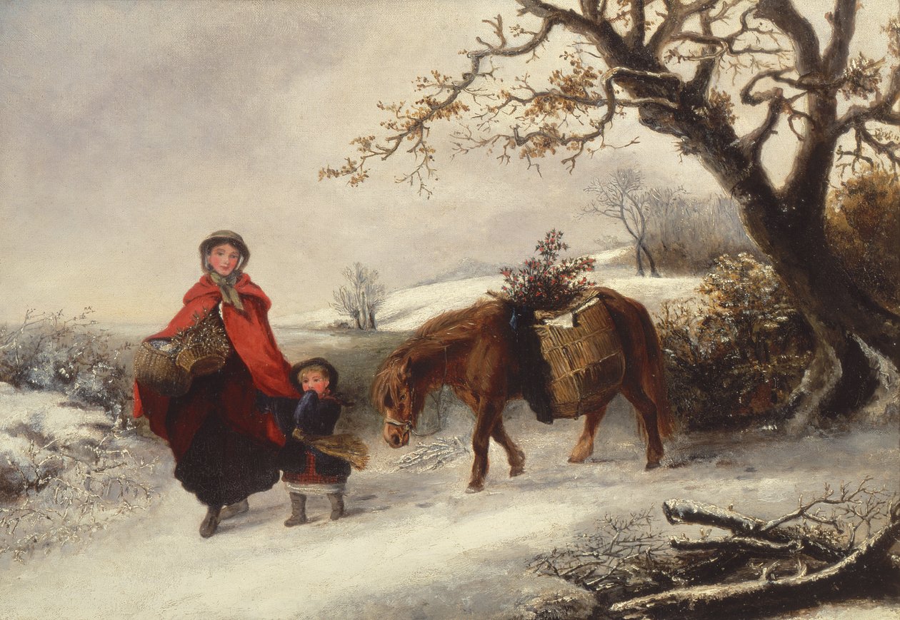 Bringing Home the Holly av Edward Robert Smythe
