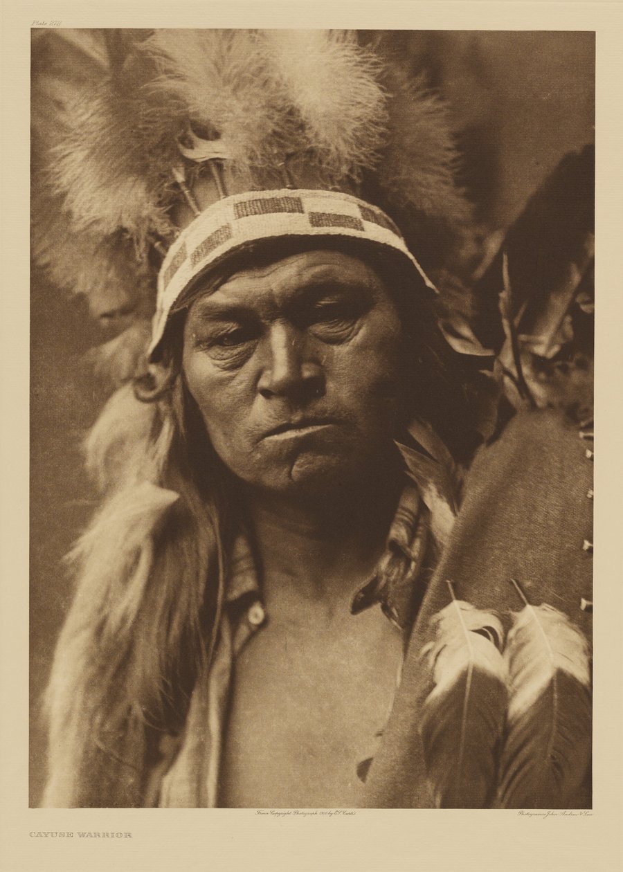 [En Liksiyu-kriger] av Edward S. Curtis