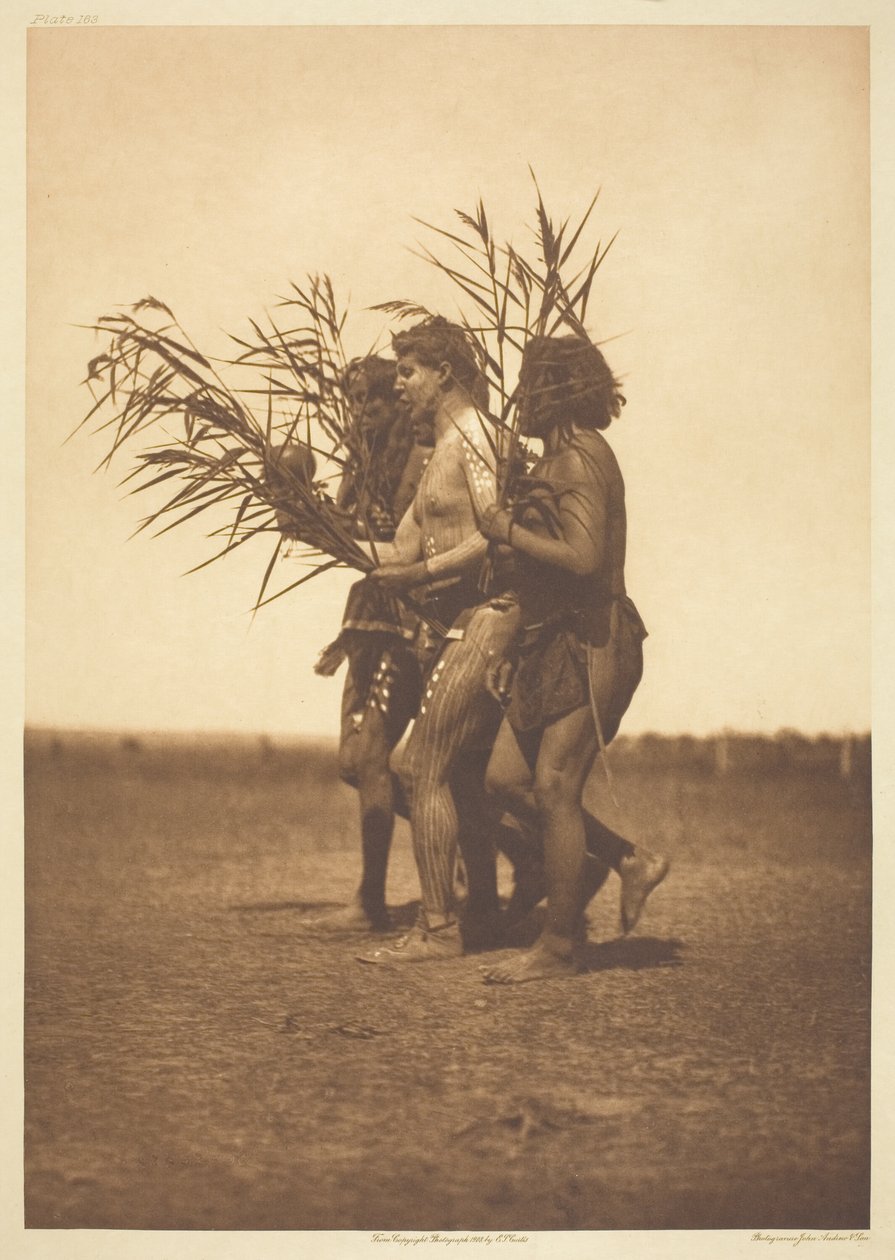 Arikara medisinseremoni - endene av Edward S. Curtis