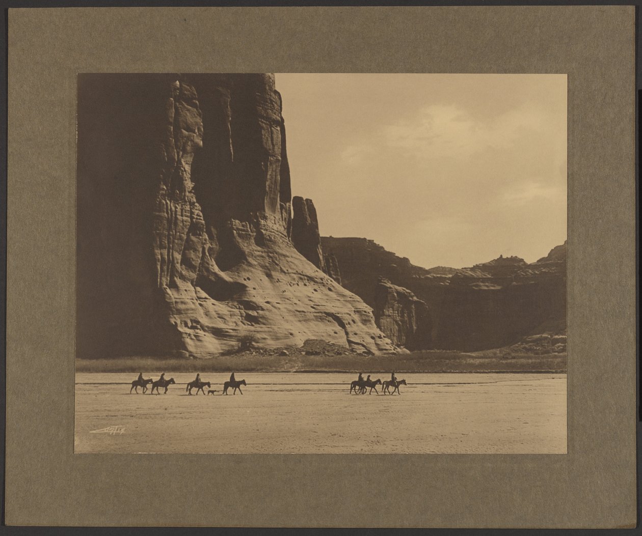 Canyon de Chelly - navajoer av Edward S. Curtis