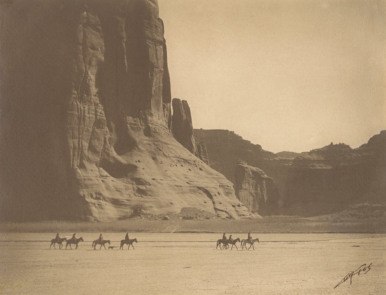 Canyon de Chelly av Edward S. Curtis