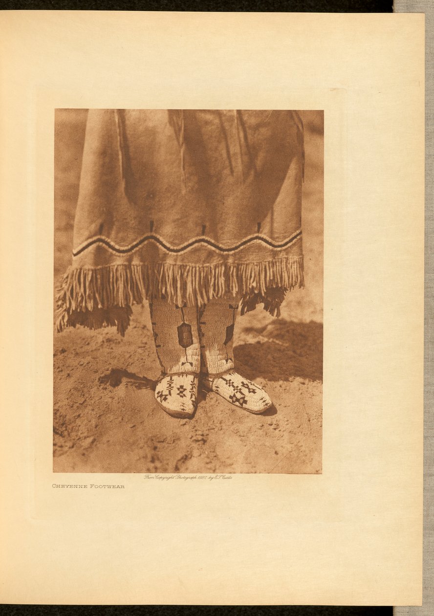 Cheyenne Schuhe av Edward S. Curtis