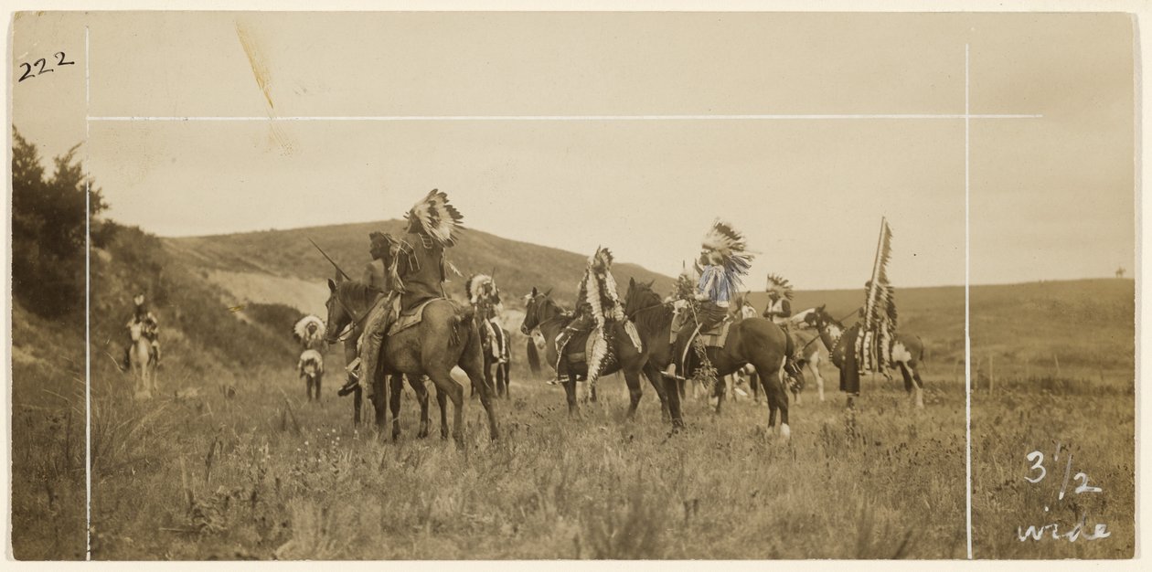 Menn til hest av Edward S. Curtis