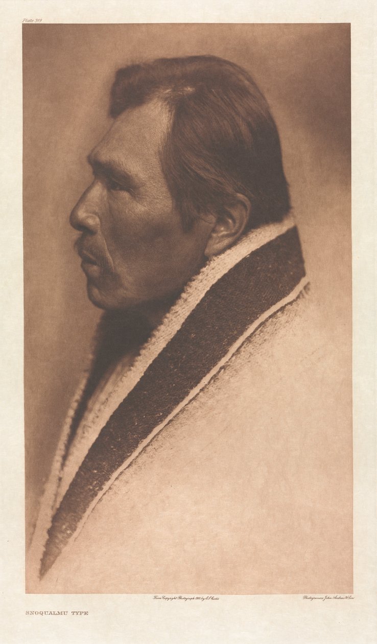 Portefølje IX, Plate 319: Snoqualmu Type av Edward S. Curtis