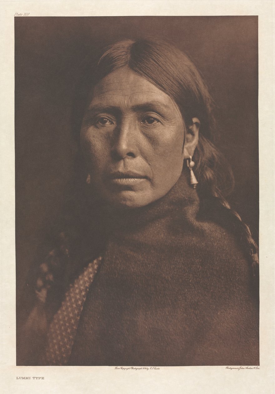 Portfolio IX, Plate 320: Lummi Type av Edward S. Curtis