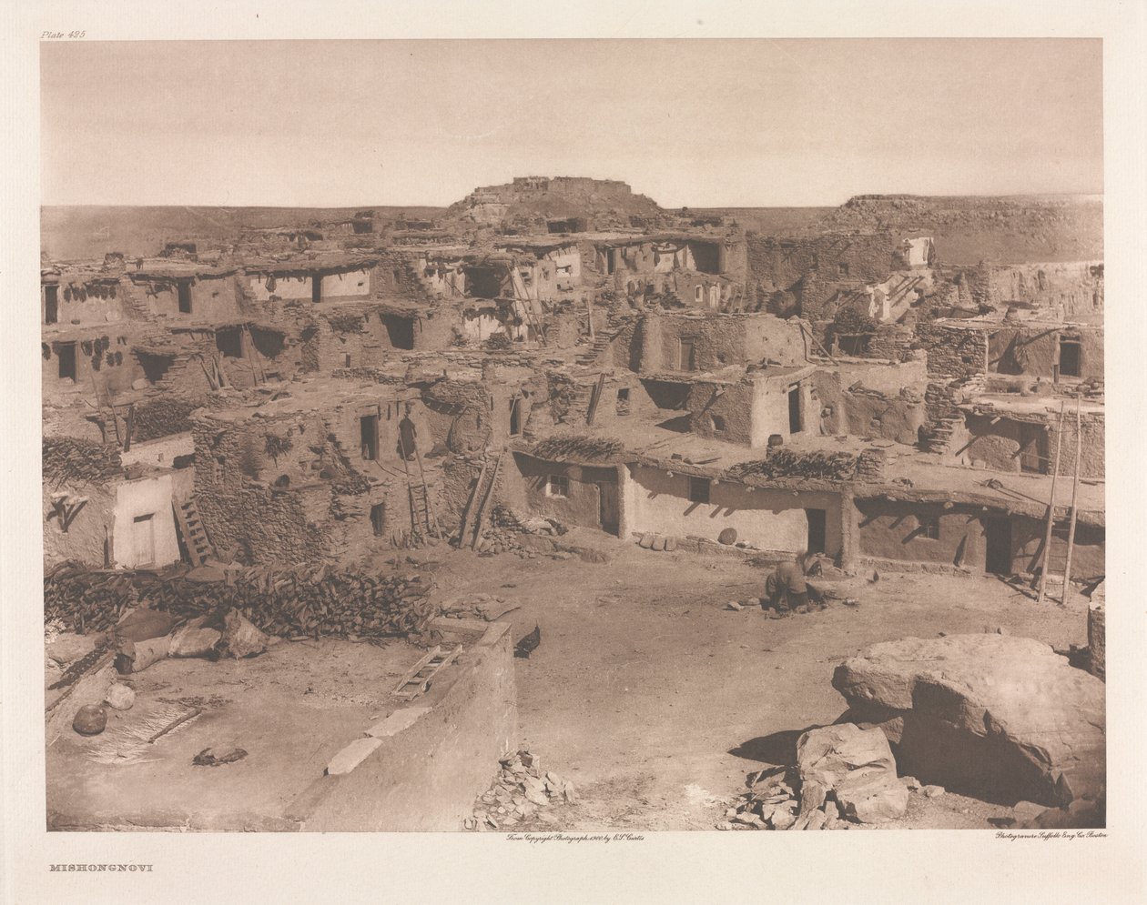 Portefølje KI, Plate 425: Mishongnovi av Edward S. Curtis