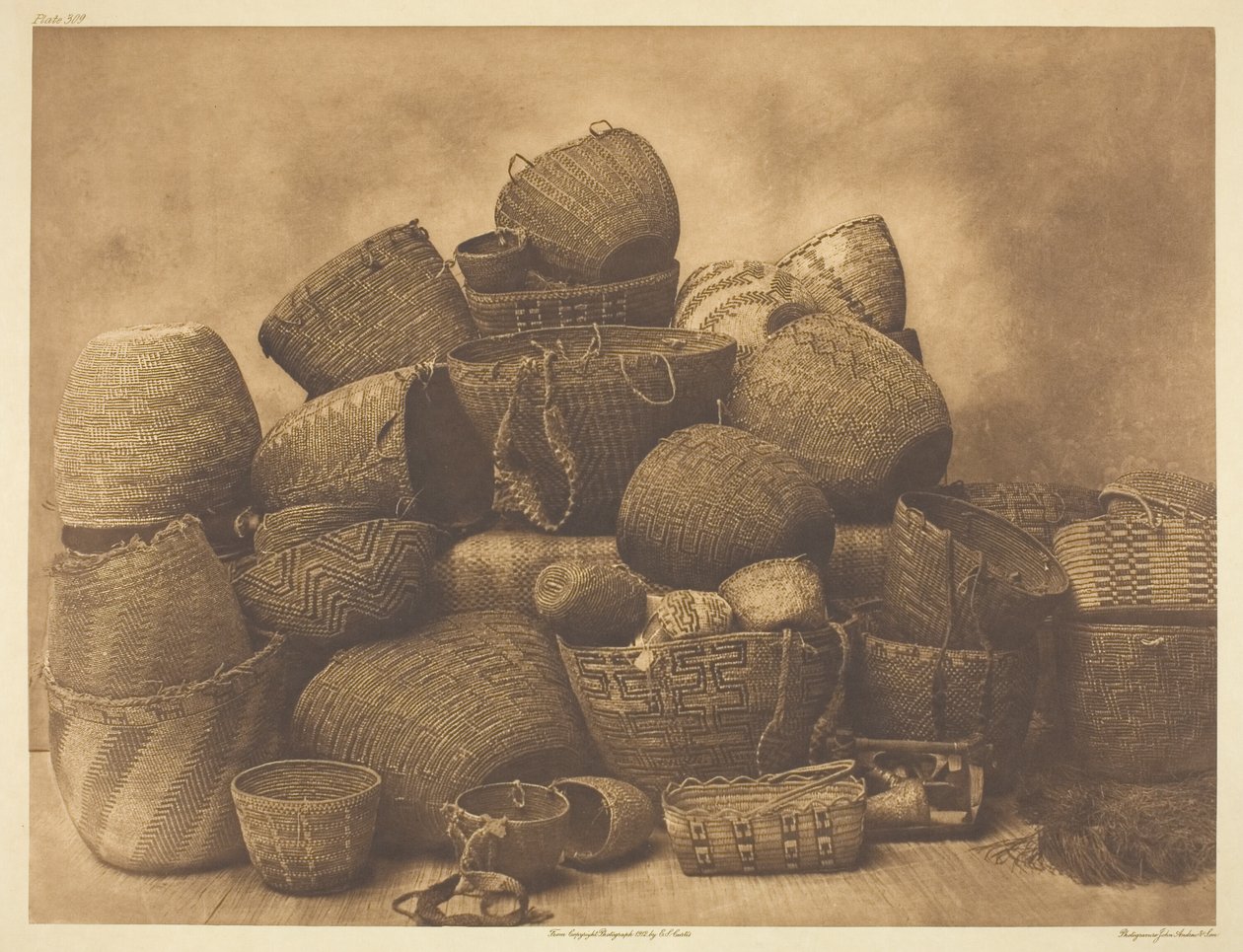 Puget lydkurver av Edward S. Curtis