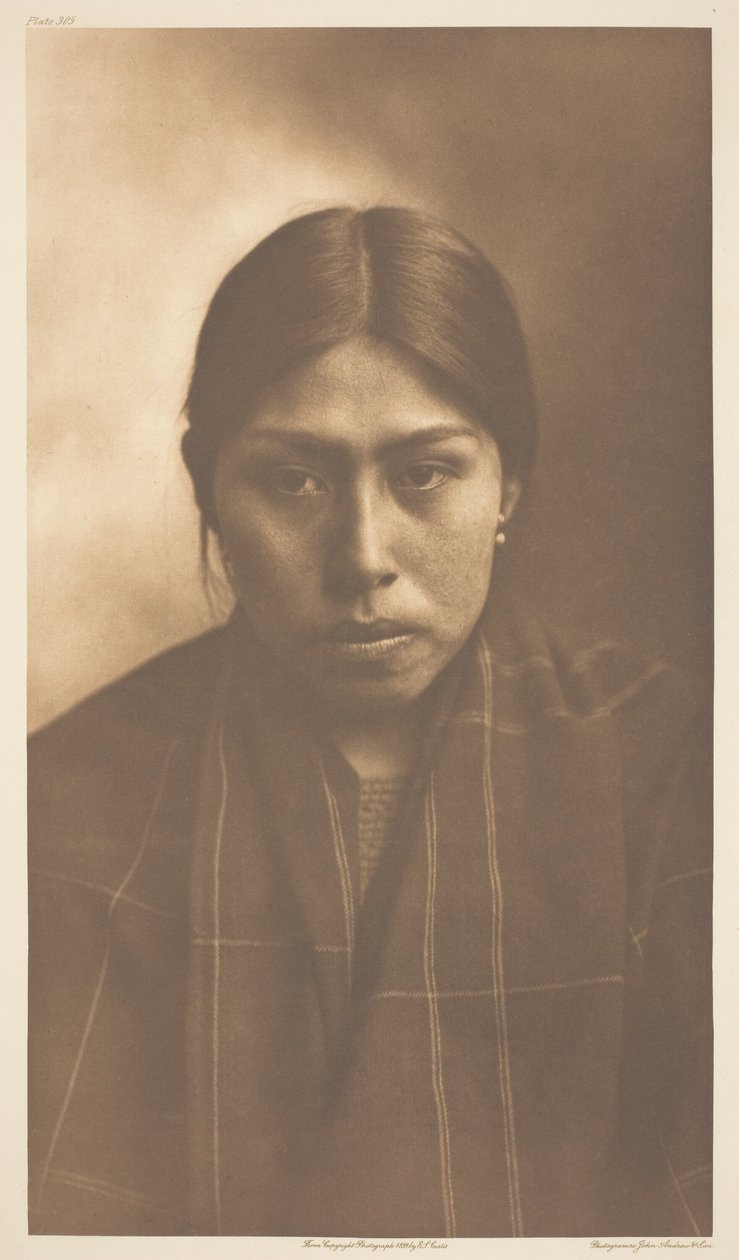 Suquamish kvinne av Edward S. Curtis