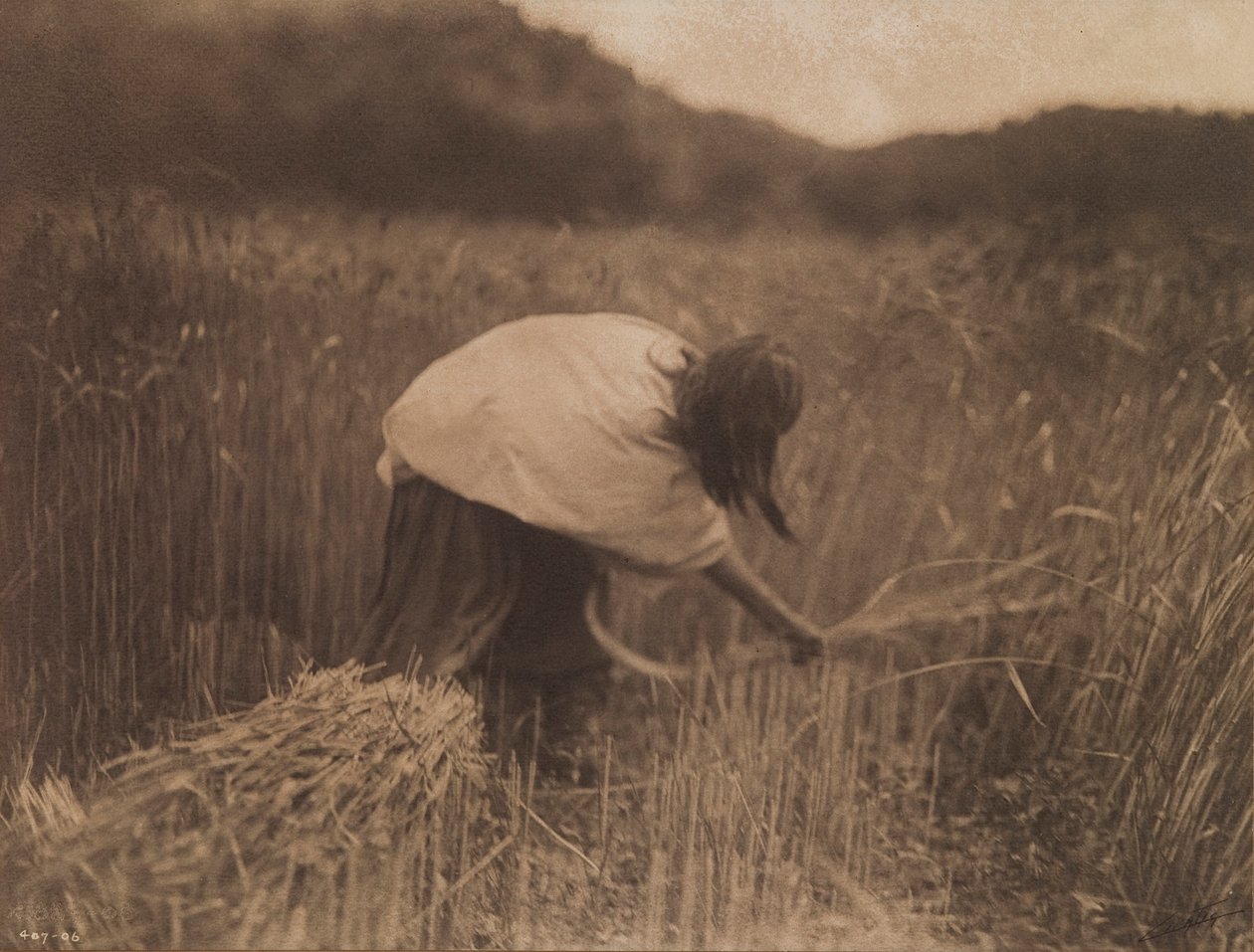 Apache-slåttekarlen av Edward S. Curtis