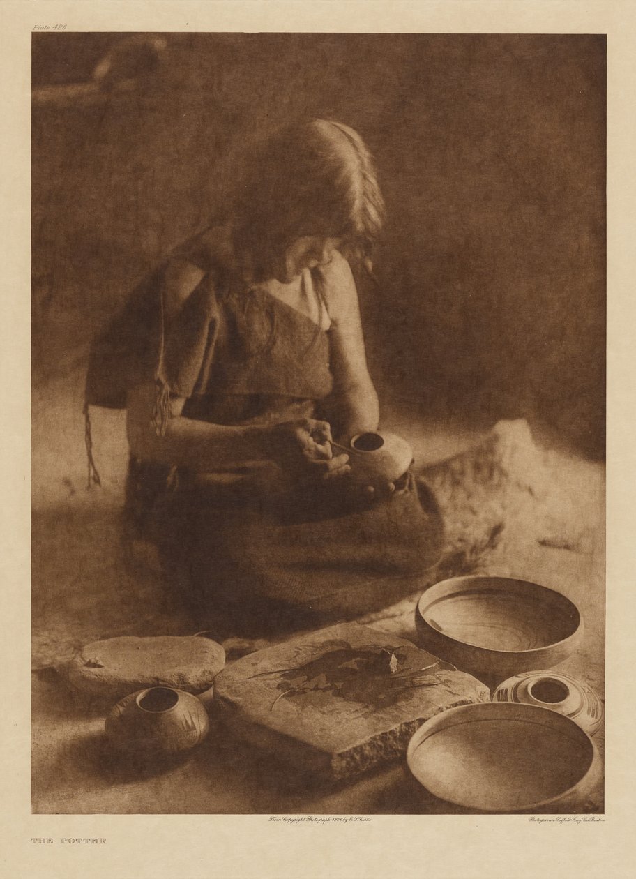 Pottemakeren av Edward S. Curtis