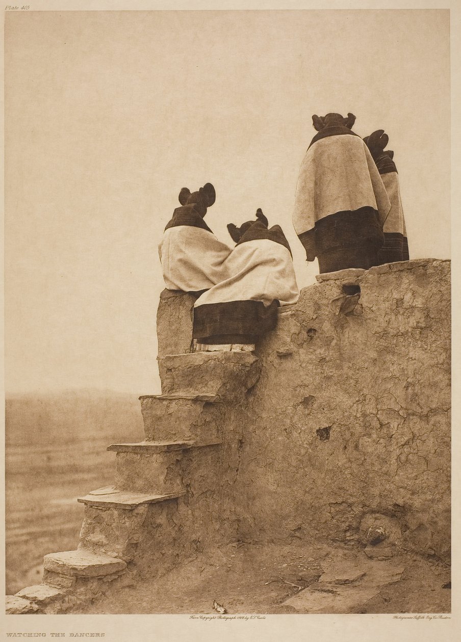 Ser på danserne av Edward S. Curtis
