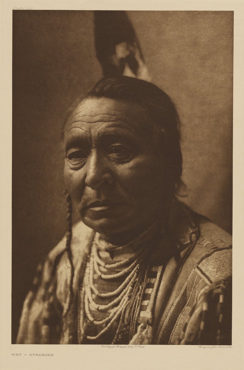 [Wet - en Apsáalooke-mann] av Edward S. Curtis
