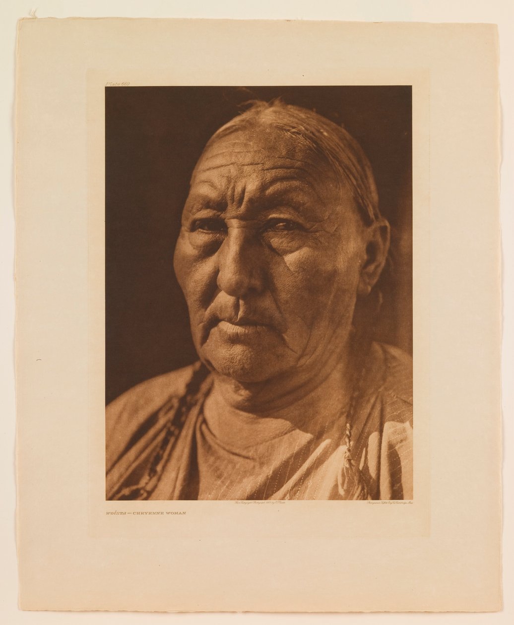 Woista - en cheyennekvinne av Edward S. Curtis