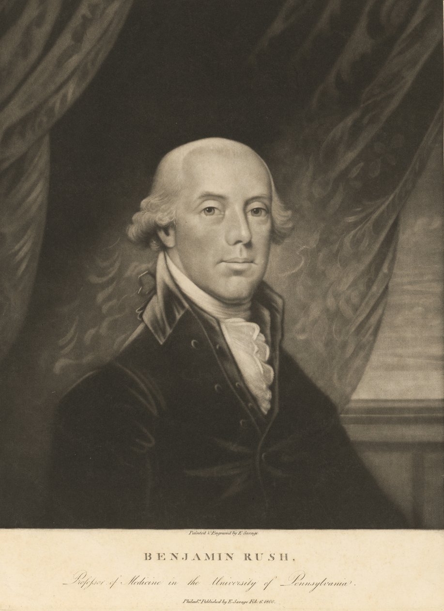 Benjamin Rush av Edward Savage