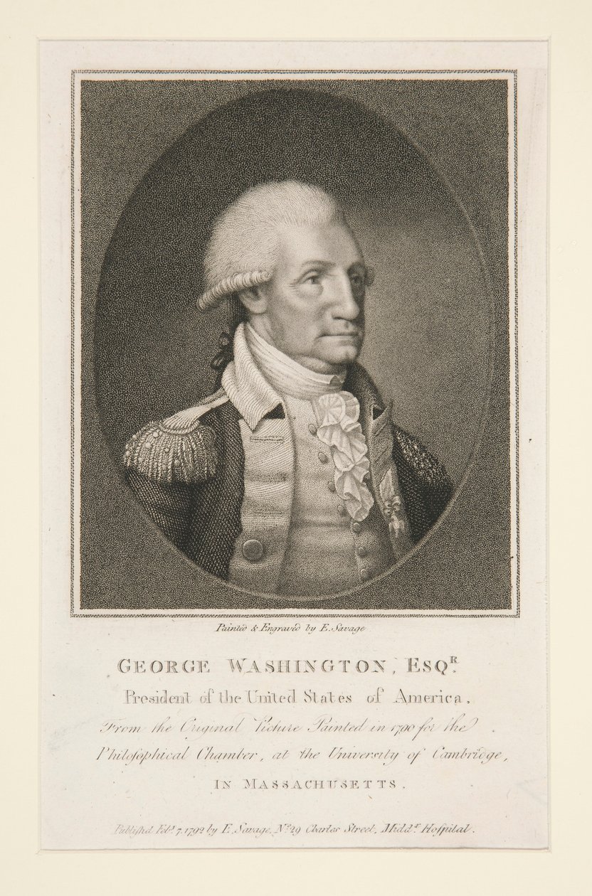 George Washington, Esq. av Edward Savage