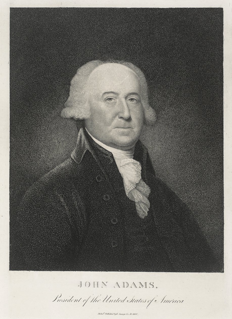 John Adams, andre president i USA av Edward Savage