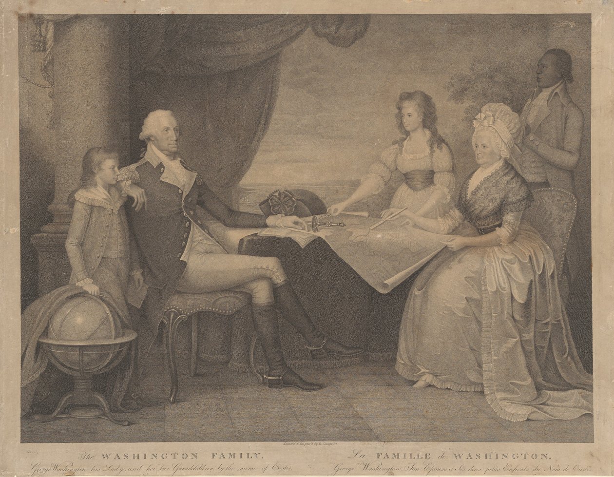 Washington-familien av Edward Savage