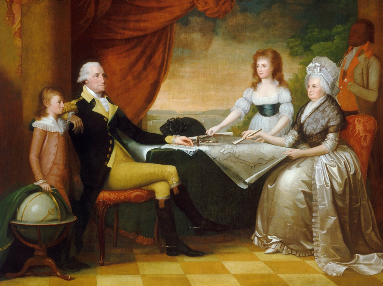 Washington-familien av Edward Savage