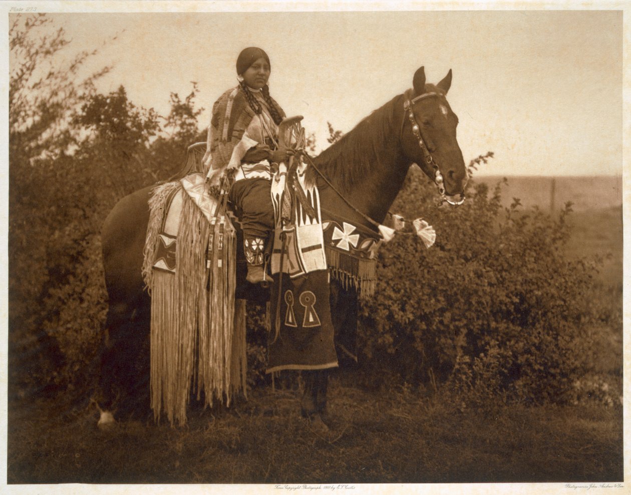 Feriefangst - Cayuse av Edward Sheriff (after) Curtis