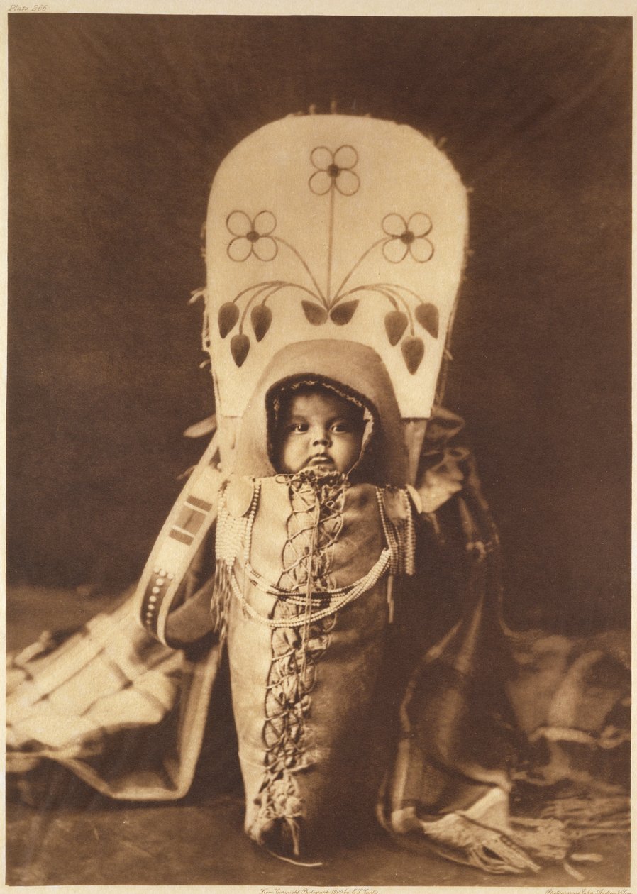 Nez Perce Babe av Edward Sheriff (after) Curtis