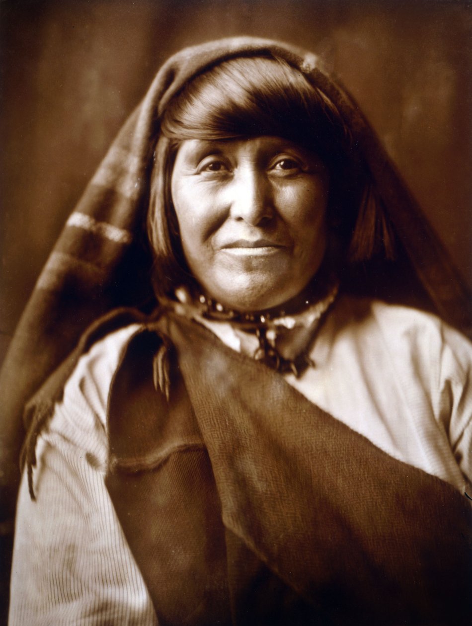 En kvinne fra Acoma, ca. 1904, foto Edward S. Curtis av Edward Sheriff Curtis