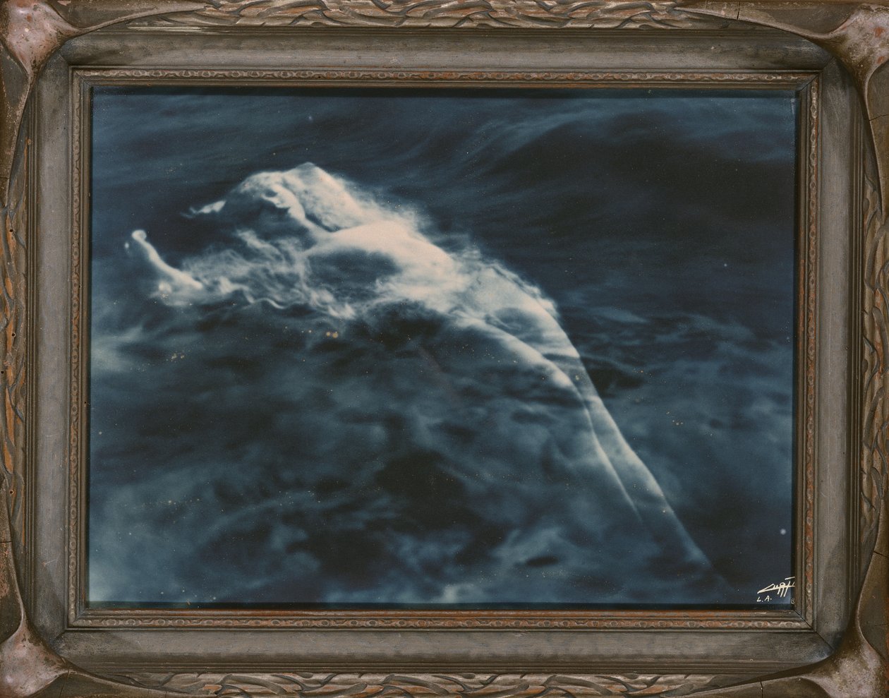 Aphrodite (I Water) 1920-25 (blåtonet gelatinsølvtrykk) av Edward Sheriff Curtis