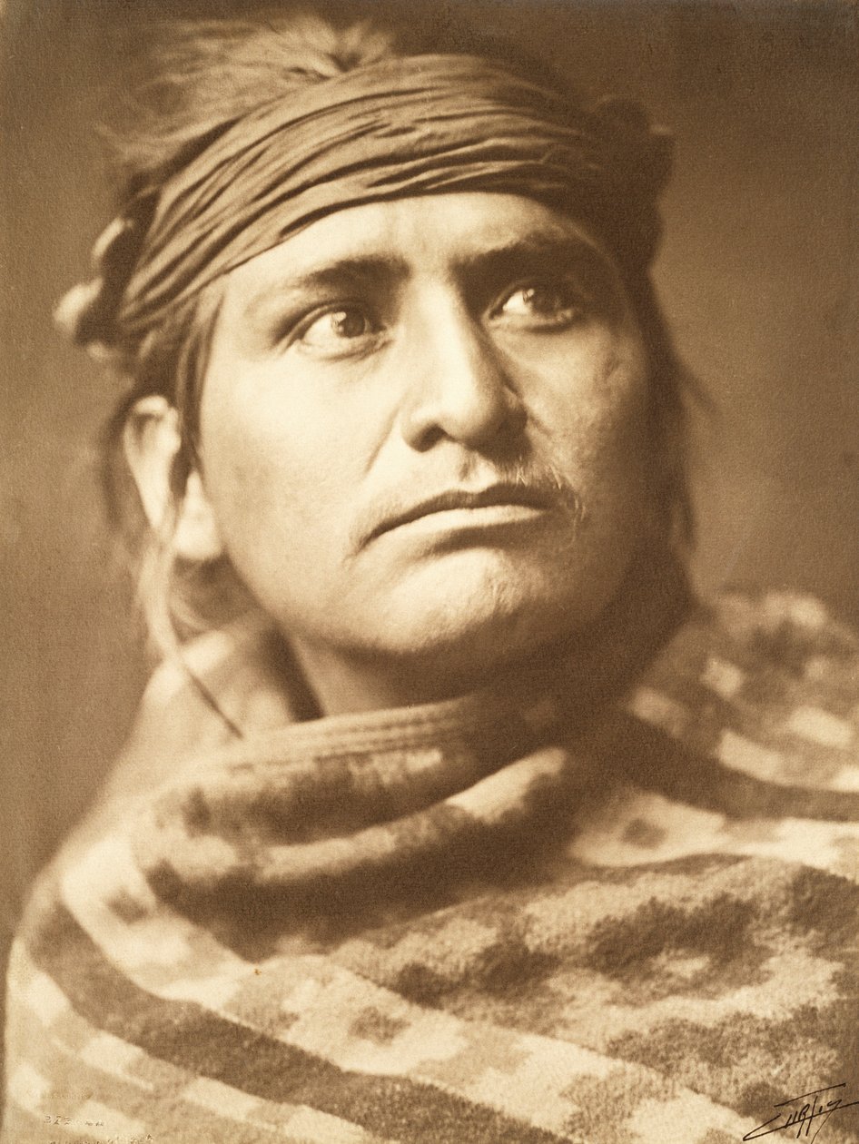 Sjef for ørkenen, Navaho av Edward Sheriff Curtis