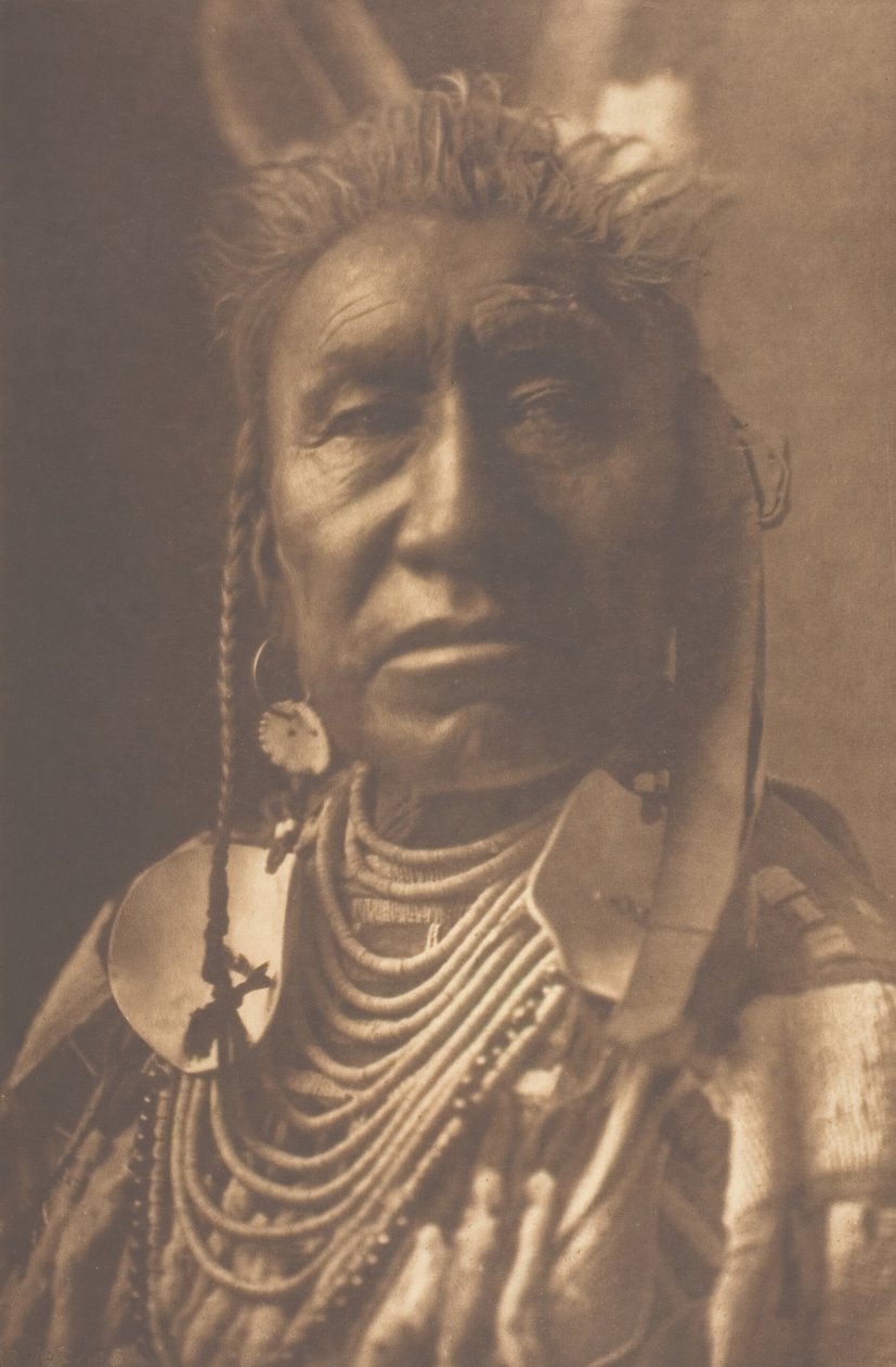 Fiskeshow - Apsaroke, 1908. av Edward Sheriff Curtis