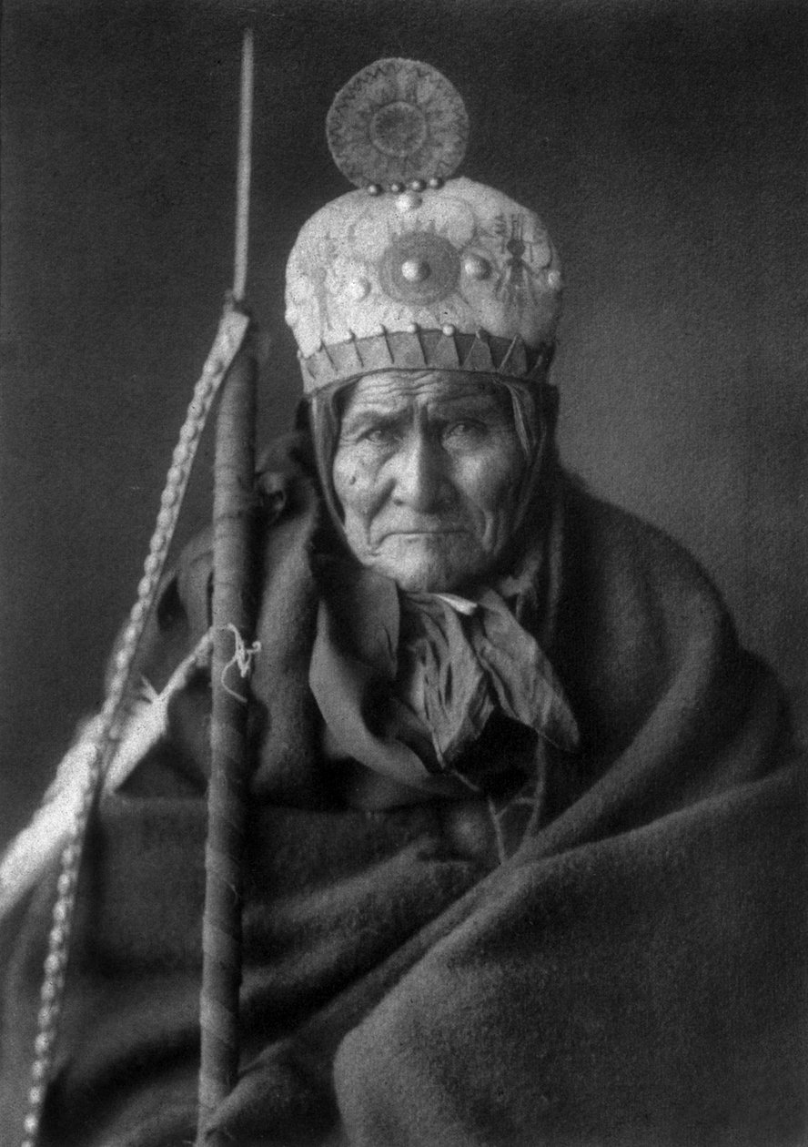Geronimo (1829-1909) Apache-leder av Edward Sheriff Curtis