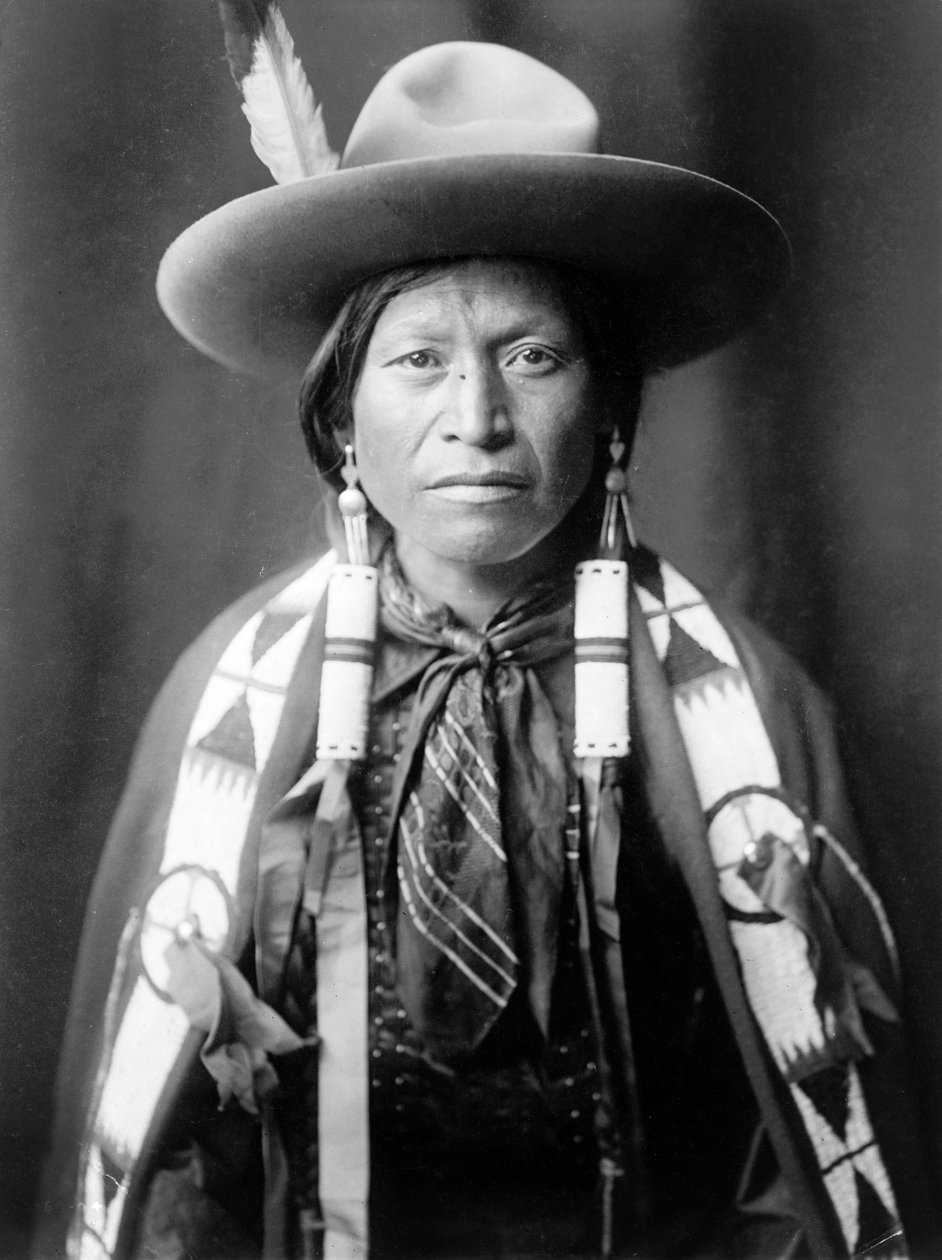 Jicarilla cowboy, New Mexico, ca. 1905, foto Edward S. Curtis av Edward Sheriff Curtis