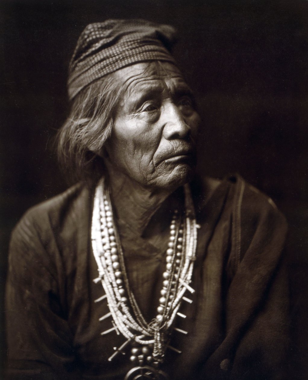 Nesjaja Hatli, indisk, Navaho, ca. 1904, foto av Edward S. Curtis av Edward Sheriff Curtis