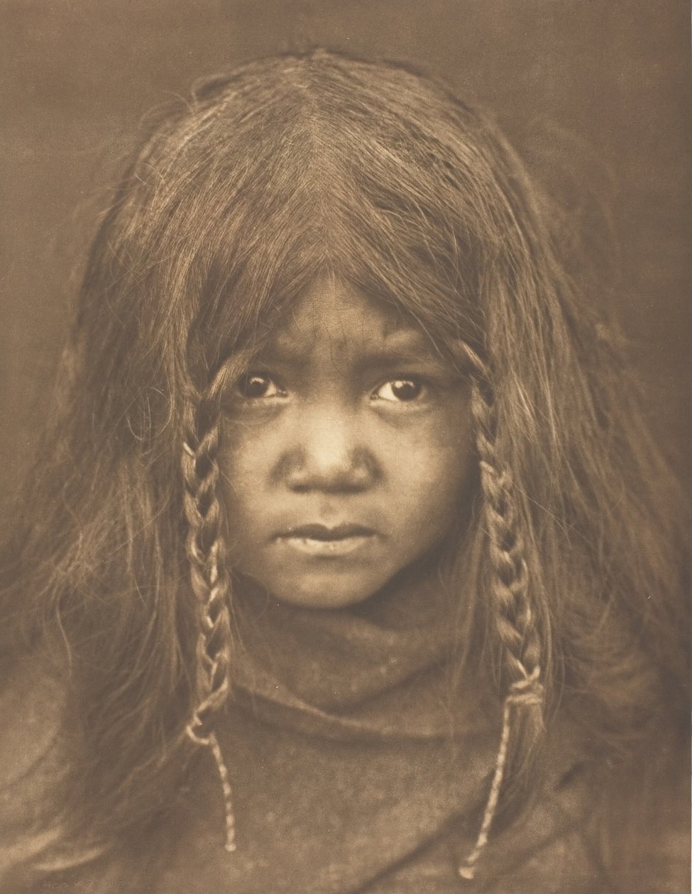 Quilcene Boy, 1912. av Edward Sheriff Curtis