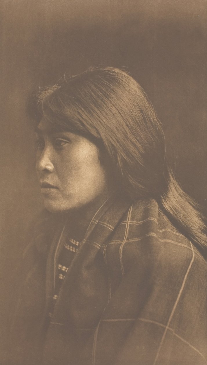 Suquamish Girl, 1912. av Edward Sheriff Curtis