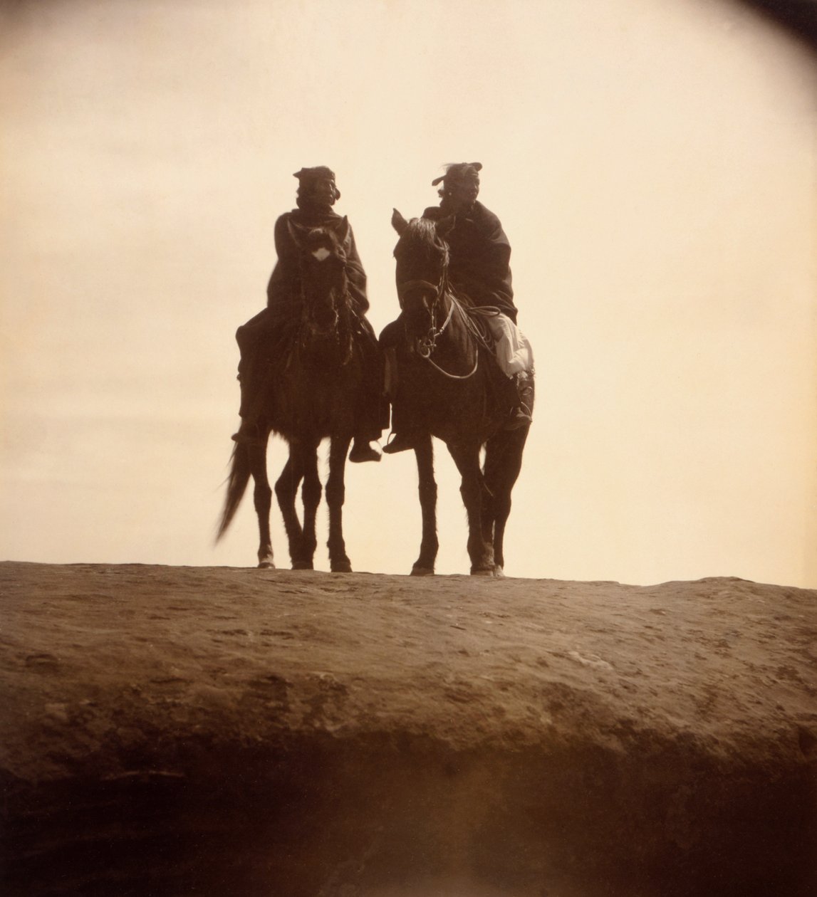The Outlook av Edward S. Curtis, ca. 1904 (tonet sølvtrykk) av Edward Sheriff Curtis