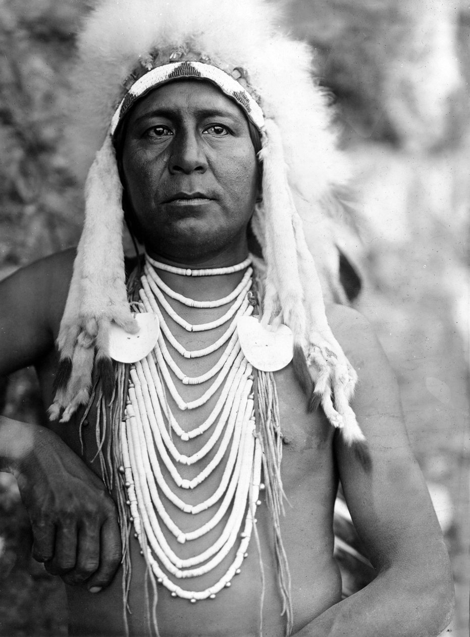 Upshaw, Apsaroke (Kråke), ca. 1905, foto Edward S. Curtis av Edward Sheriff Curtis