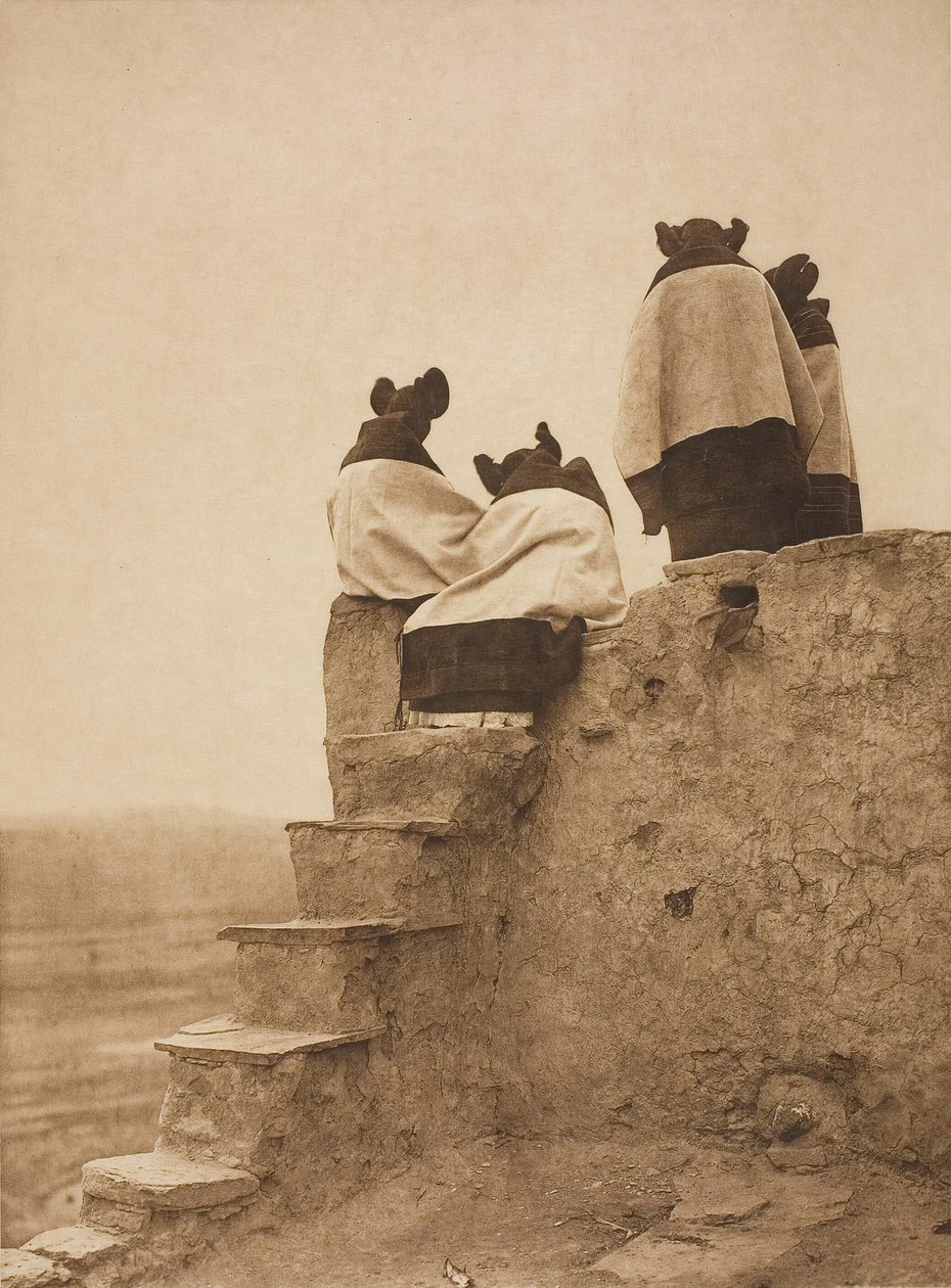 Ser på danserne, 1906. av Edward Sheriff Curtis