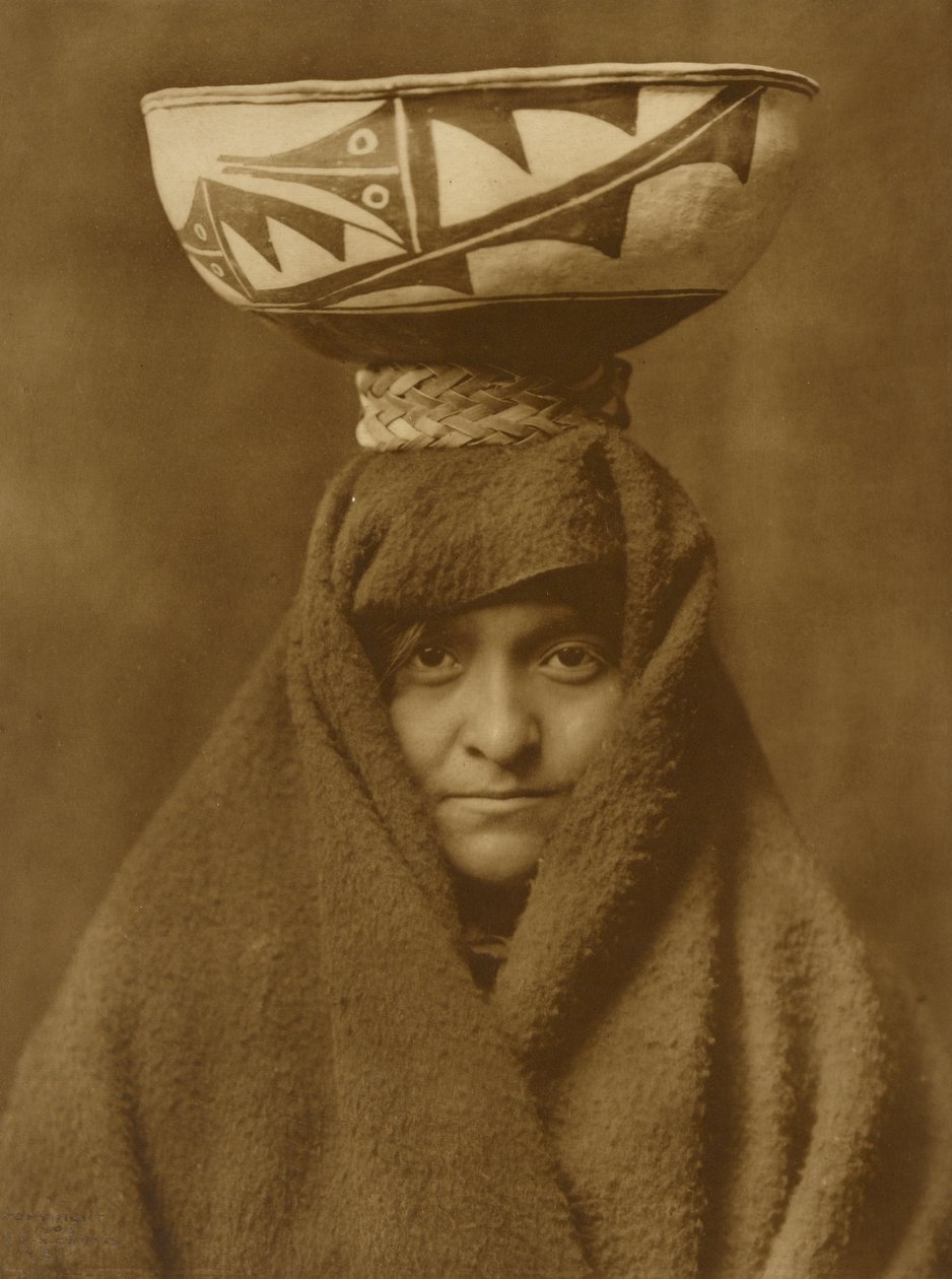 Zuñi kvinne av Edward Sheriff Curtis