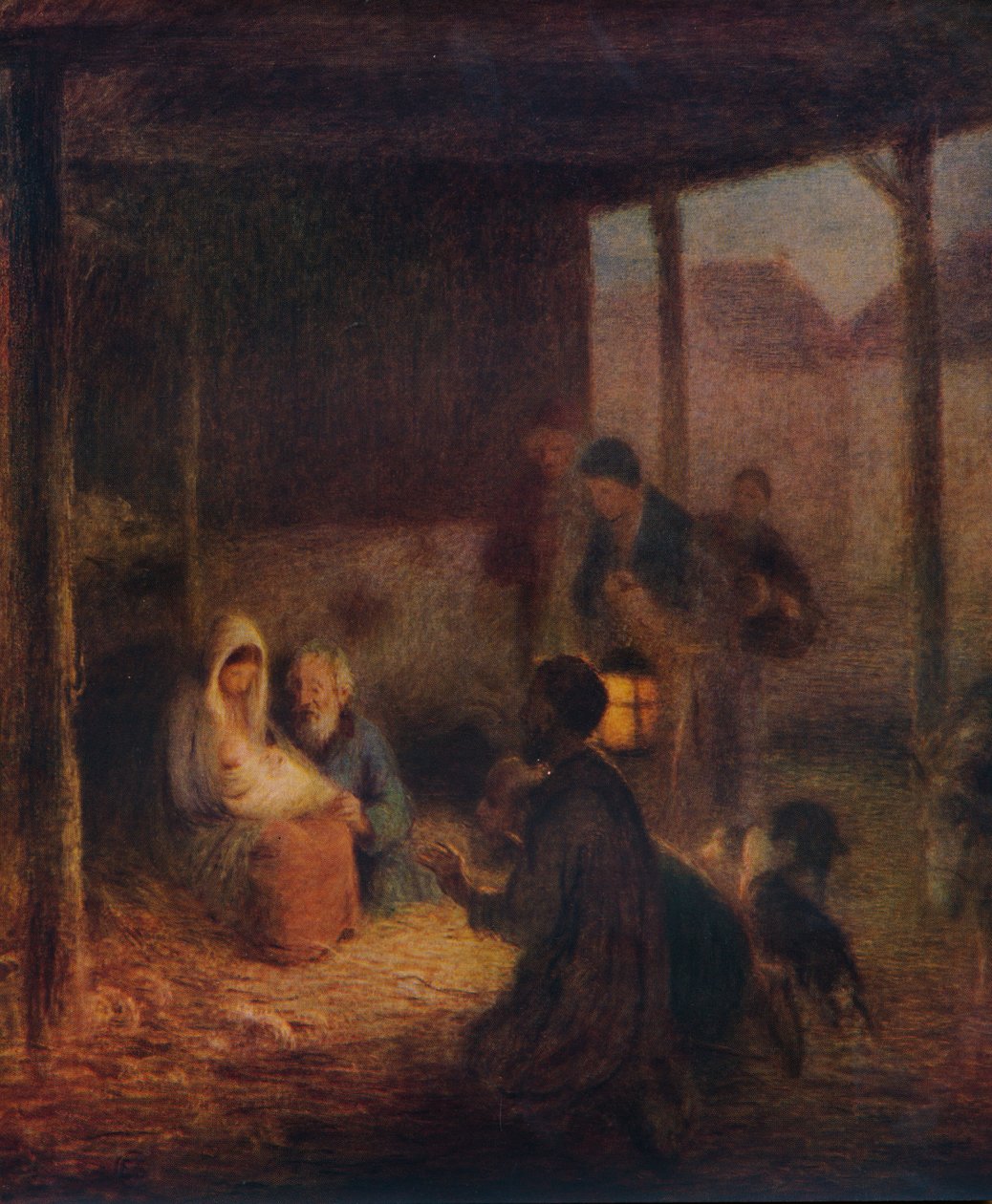 Det var ikke rom på vertshuset, 1935 av William Edward Stott