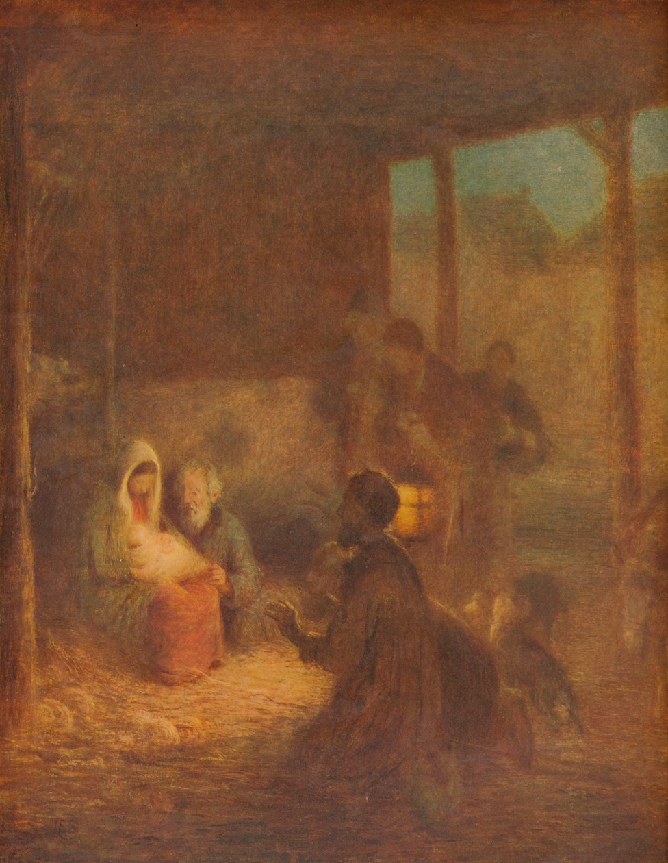 Det var ikke rom i vertshuset, c1910, 1911 av William Edward Stott