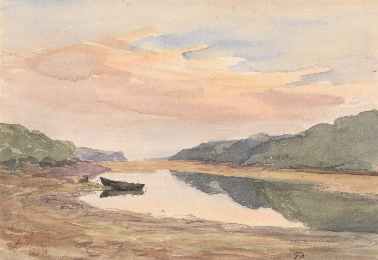 Erne River, Irland av Edward Thompson Davis