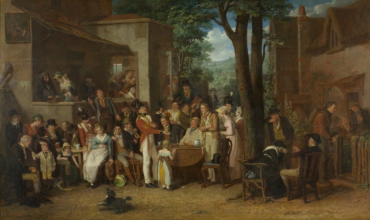Et rekrutteringsparti av Edward Villiers Rippingille