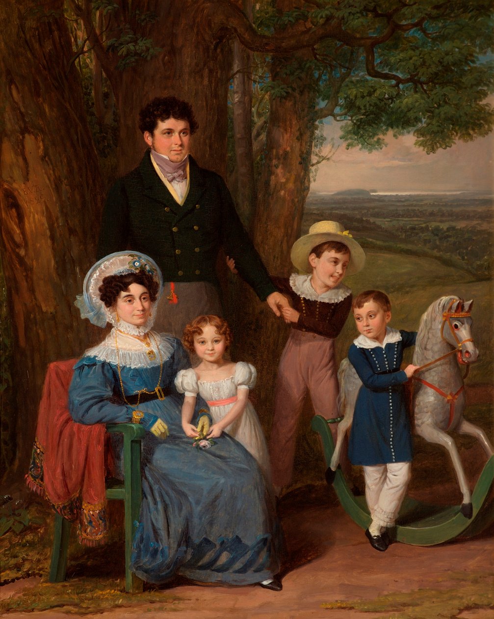 Bean Lucas-familien av Edward Villiers Rippingille
